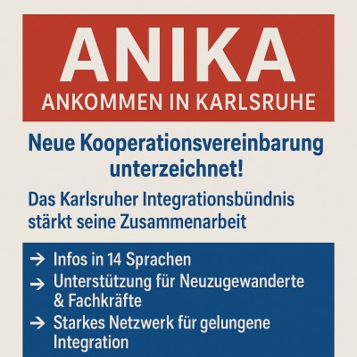 Karlsruhe: AniKA-Bündnis setzt klares Zeichen für gelungene Integration